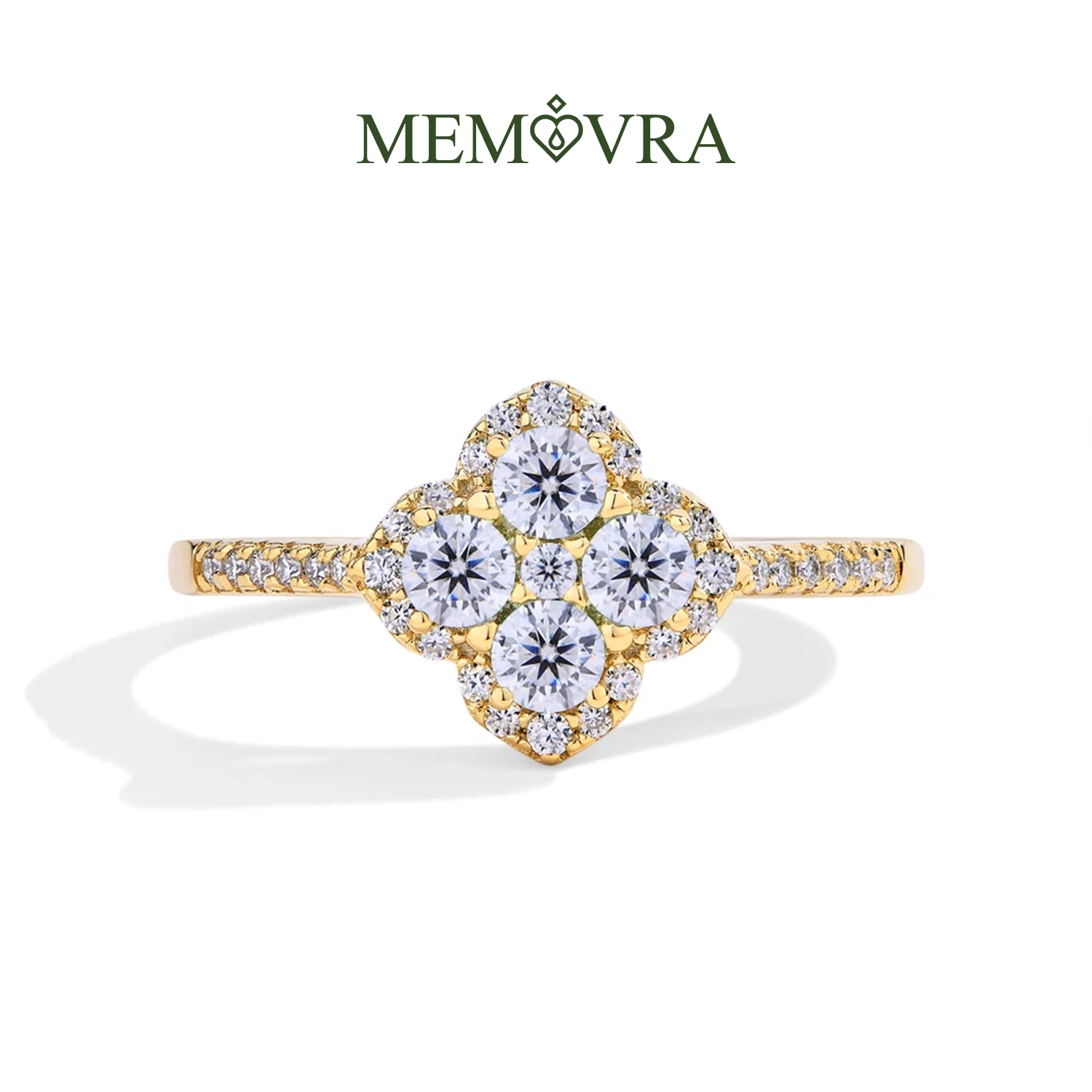 Radiant Charm Moissanite Party Ring